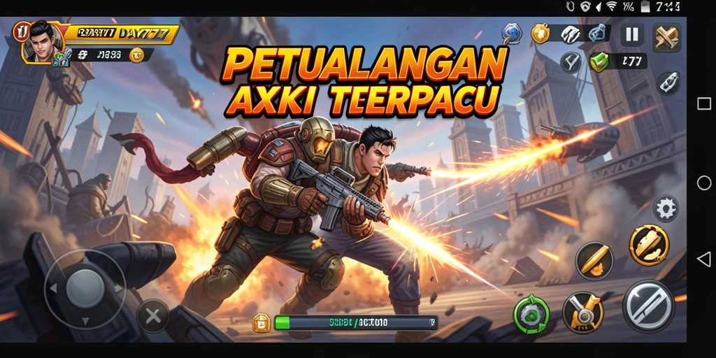 Antarmuka permainan DAY777 menampilkan aksi mendebarkan dan grafis menawan.