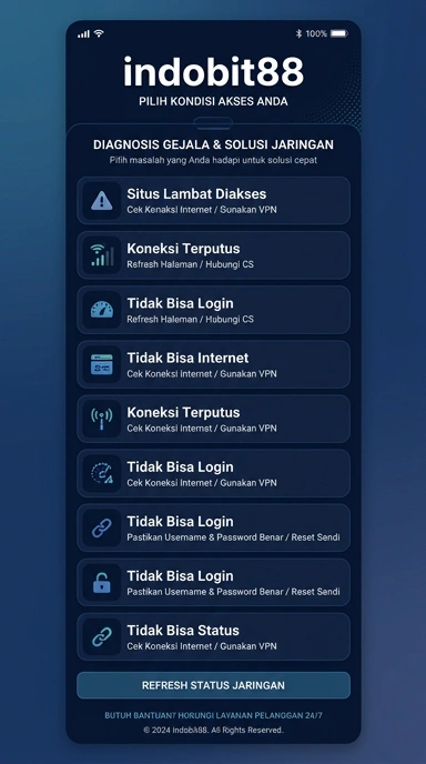 Tampilan link alternatif indobit88