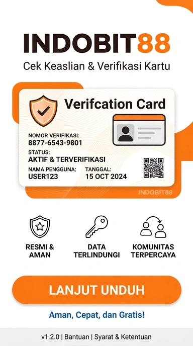 Tampilan kanal resmi indobit88